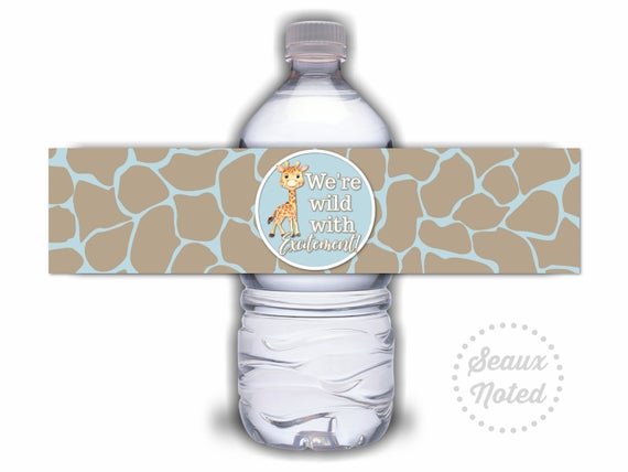 Baby Safari Water Bottle Labels - Image 2