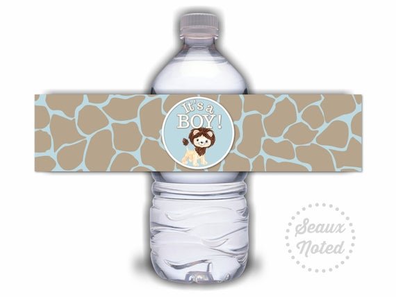 Baby Safari Water Bottle Labels - Image 3