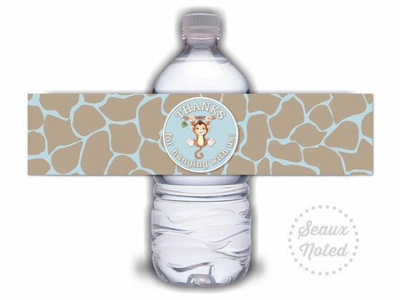 Baby Safari Water Bottle Labels - Image 4