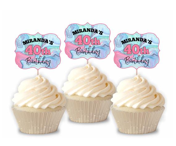 Birthday Cupcake Toppers