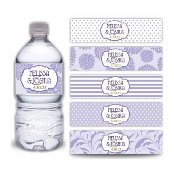 Wedding Water Bottle Labels