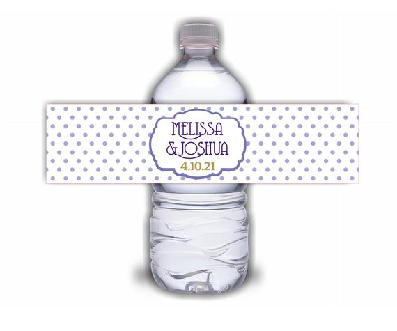 Wedding Water Bottle Labels - Image 2