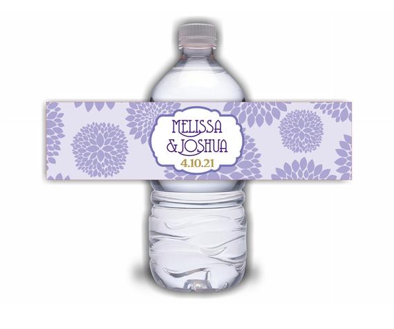 Wedding Water Bottle Labels - Image 3