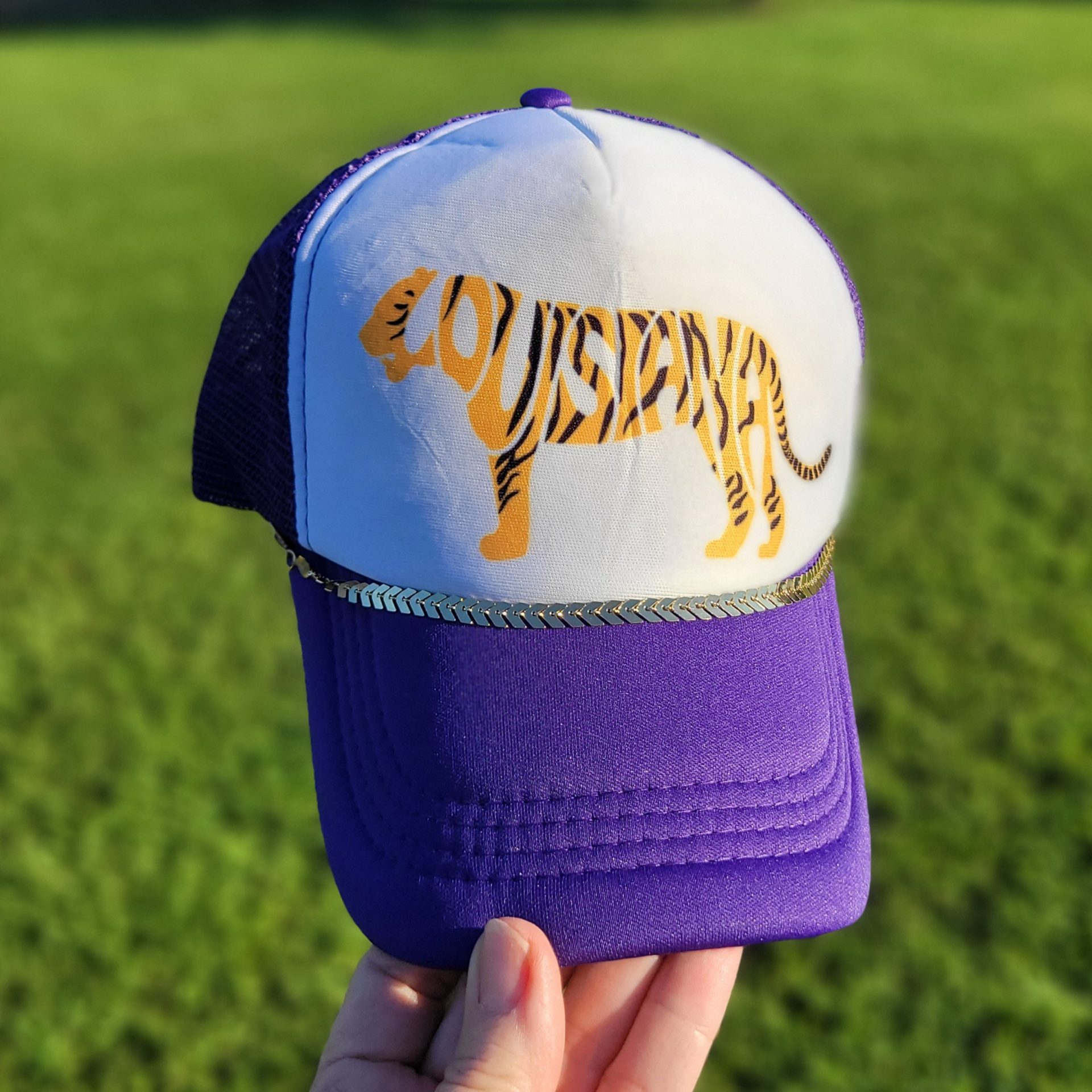 Louisiana Tiger Word Art Hat - Image 6