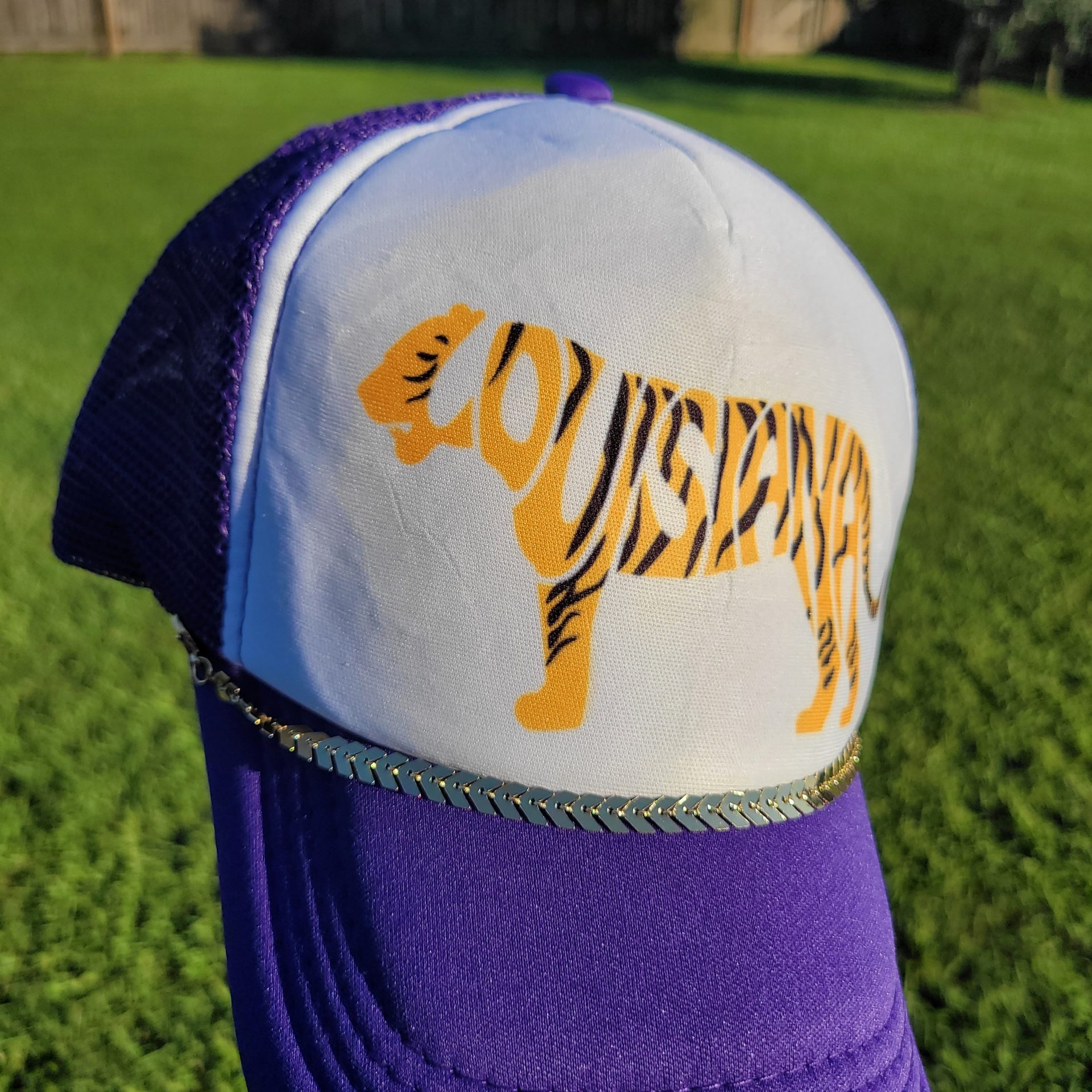 Louisiana Tiger Word Art Hat - Image 4