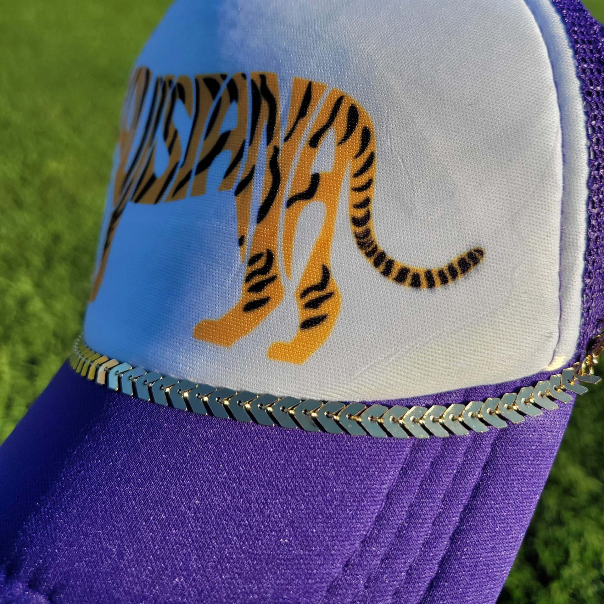 Louisiana Tiger Word Art Hat - Image 2
